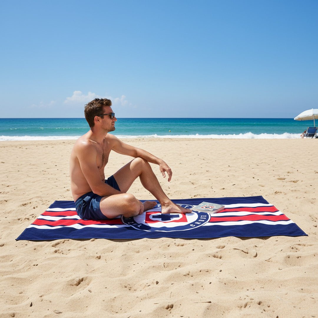 Soccer Cruz Azul, Runaway, 30x60" Beach Towel - Officially Licensed My Store Fan Gear - Apparel category - Fan Trendz