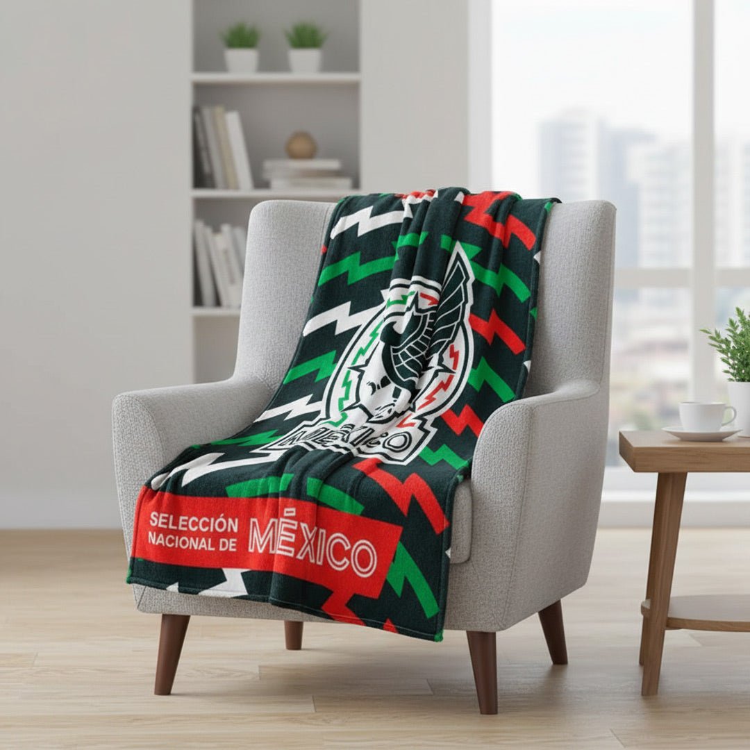 Soccer Mexico (FMF) Micro Plush Throw Blankets