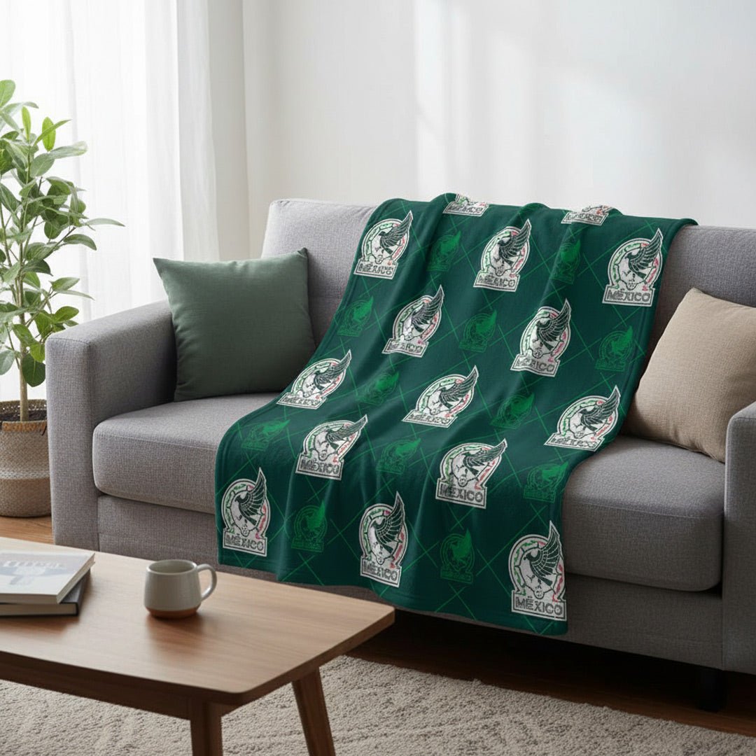 Soccer Mexico (FMF) Reversible Blanket twin size - Officially Licensed My Store Fan Gear - Apparel category - Fan Trendz