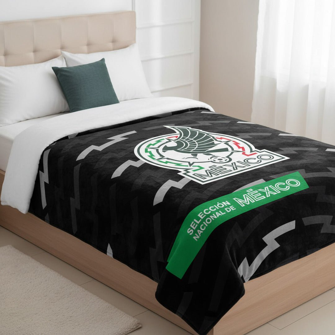 Soccer Mexico (FMF) Twin Size Plush Blanket - Officially Licensed My Store Fan Gear - Apparel category - Fan Trendz