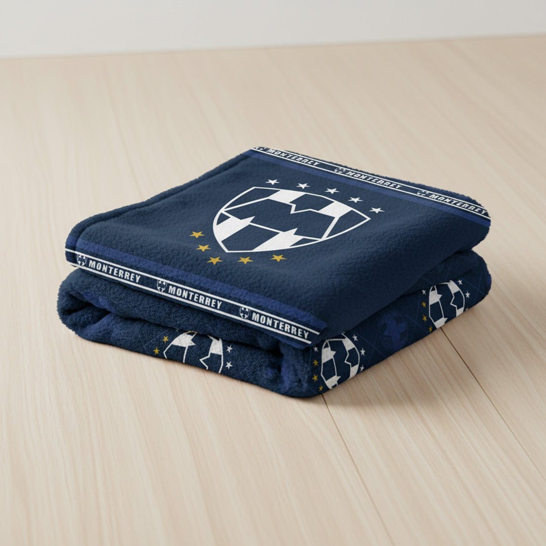 Soccer Monterrey Rayados Baby Reversible Blanket - Officially Licensed My Store Fan Gear - Apparel category - Fan Trendz