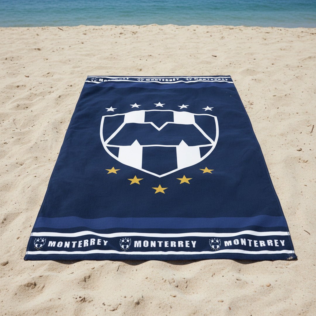 Soccer Monterrey Rayados, Defender, 30x60" Beach Towel - Fan Trendz
