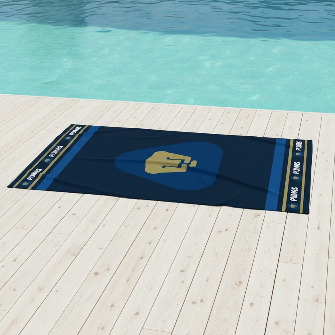 Soccer Pumas, Defender, 30x60" Beach Towel - Officially Licensed My Store Fan Gear - Apparel category - Fan Trendz