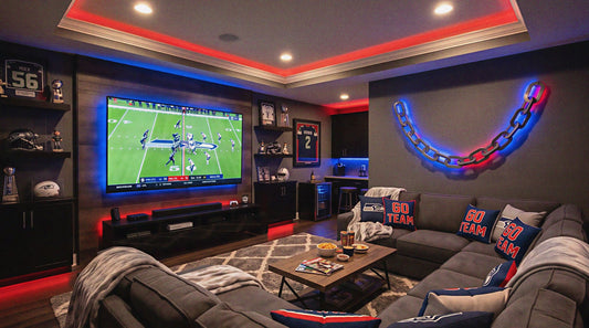 Fan Cave Lighting 101: How to Set the Perfect Game Day Mood - Fan Trendz