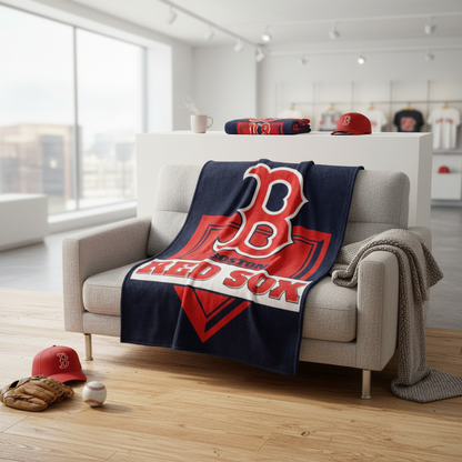 MLB Boston Red Sox 60 x 80" Plush Blanket