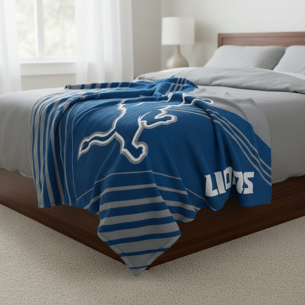 NFL Detroit Lions 60 x 80" Plush Blanket