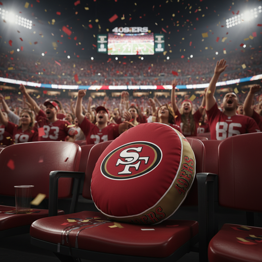 NFL San Francisco 49ers Velvet Plush 18x18" CUSHION