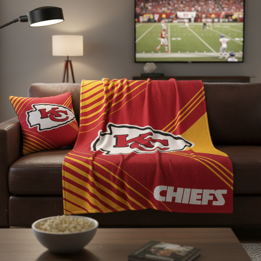 NFL Kansas City Chiefs 60 x 80 Plush Blanket