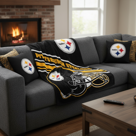 NFL Pittsburgh Steelers 60x80 Plush Blanket