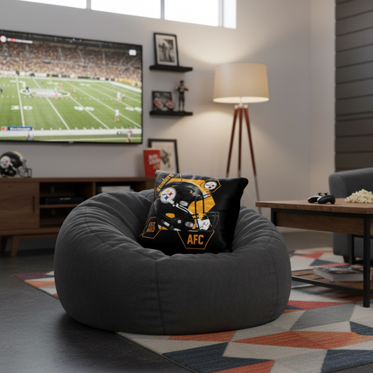 NFL Pittsburgh Steelers Velvet Plush 18x18" CUSHION