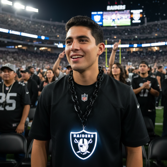 NFL Las Vegas Raiders, Light up Big Logo Fan Chain