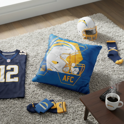 NFL Los Angeles Chargers Velvet Plush 18x18" CUSHION