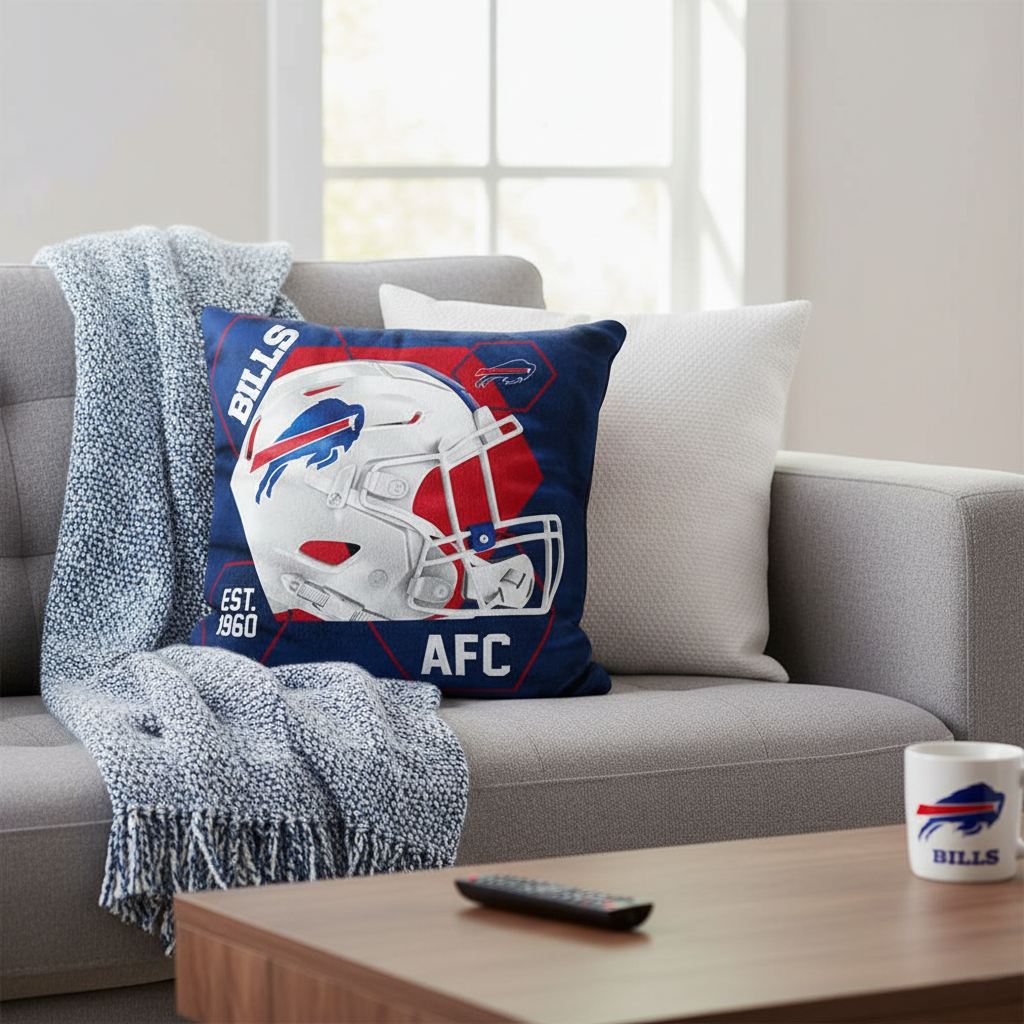 NFL Buffalo Bills Velvet Plush 18x18" CUSHION