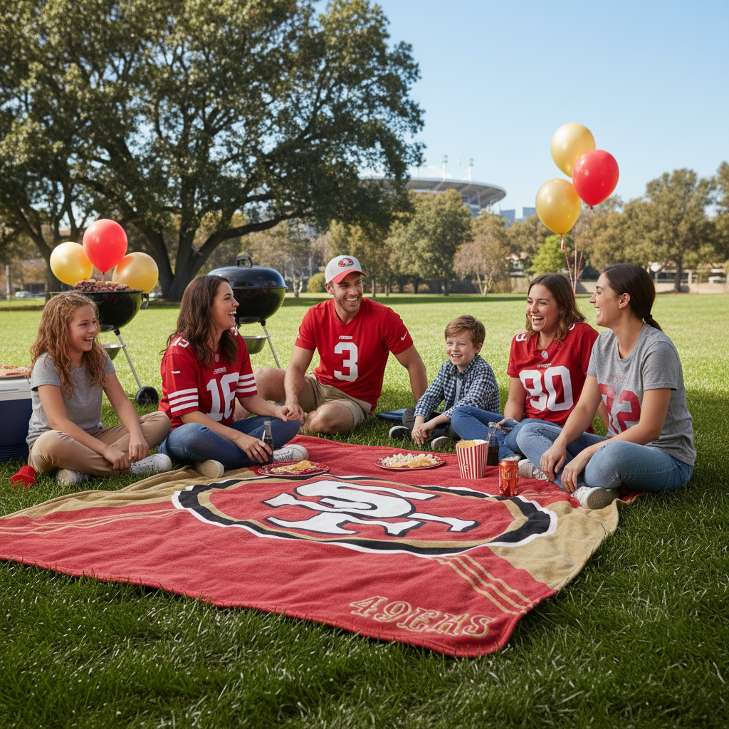 NFL San Francisco 49ers 60 x 80" Plush Blanket