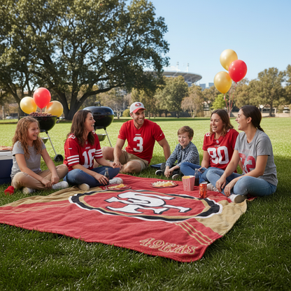 NFL San Francisco 49ers 60 x 80" Plush Blanket