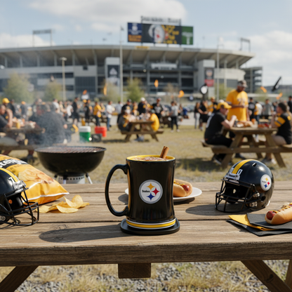 NFL Pittsburgh Steelers 15oz 'Stripe' Ceramic Mug