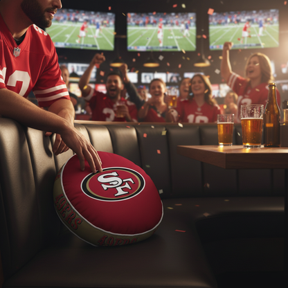 NFL San Francisco 49ers Velvet Plush 18x18" CUSHION