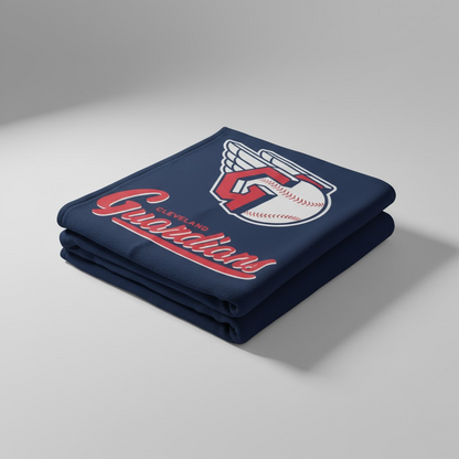 MLB Cleveland Guardians 50x60" Plush Throw Blanket