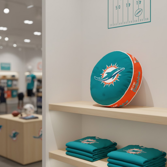 NFL Miami Dolphins - Cloud Soft "Puff" Pillow