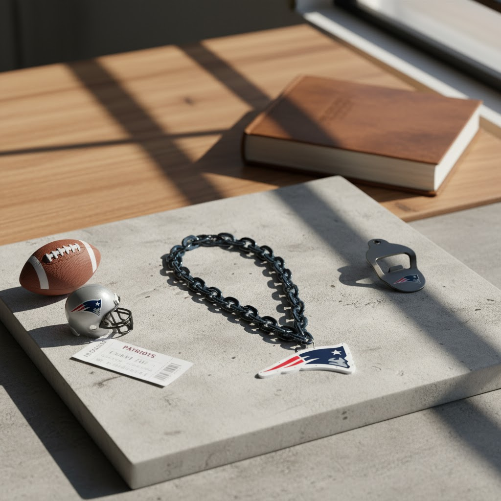 NFL England Patriots, Light up Big Logo Fan Chain