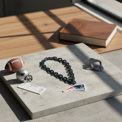 NFL England Patriots, Light up Big Logo Fan Chain