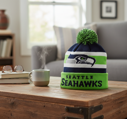 NBA Seattle Seahawks, Ball Oranament with Beanie Inside