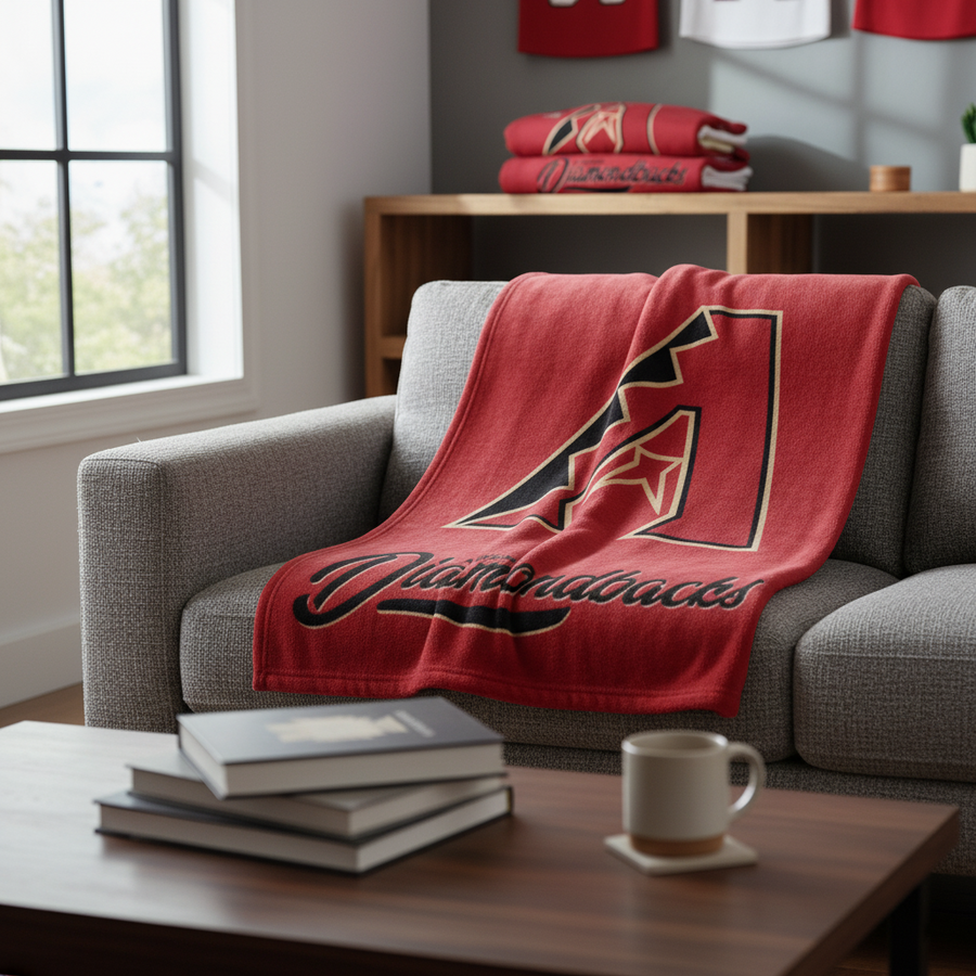 MLB Arizona Diamondbacks 50x60" Plush Throw Blanket