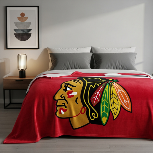 NHL Chicago Blackhawks 60x80" Plush Blanket
