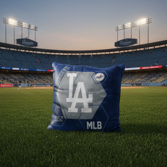 MLB Los Angeles Dodgers Velvet Plush 18x18" CUSHION