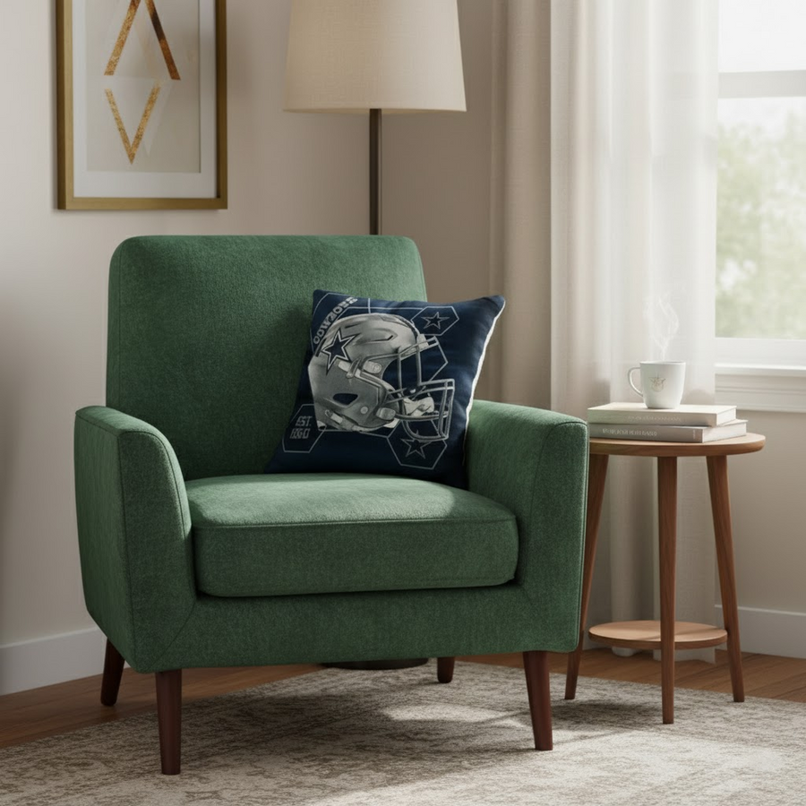 NFL Dallas Cowboys Velvet Plush 18x18" CUSHION