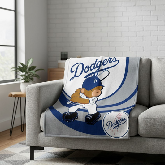 MLB Los Angeles Dodgers 60 x 80" Plush Blanket
