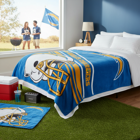 NFL Los Angeles Chargers 60 x 80" Plush Blanket