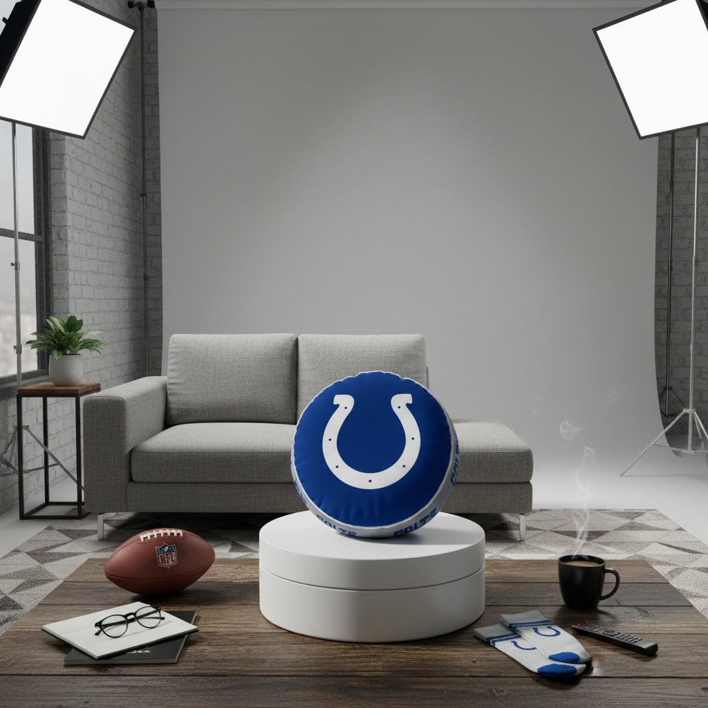 NFL Indianapolis Colts - Cloud Soft "Puff" Pillow