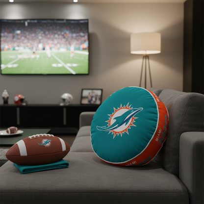NFL Miami Dolphins - Cloud Soft "Puff" Pillow