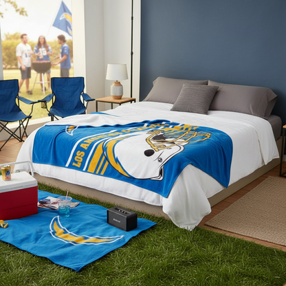 NFL Los Angeles Chargers 60 x 80" Plush Blanket