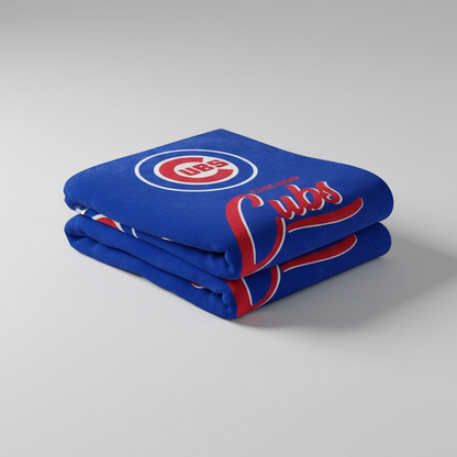 MLB Chicago Cubs 50x60" Plush Throw Blanket