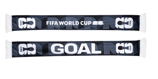 FIFA Black Football Scarf Polyester Birdeye Finish – Official Fan Supporter Edition 130–140 GSM