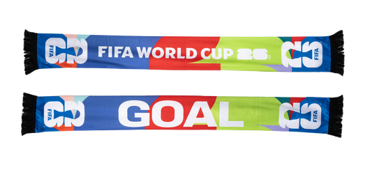 FIFA Multicolor Football Scarf Polyester Birdeye Finish – Official Fan Supporter Edition 130–140 GSM