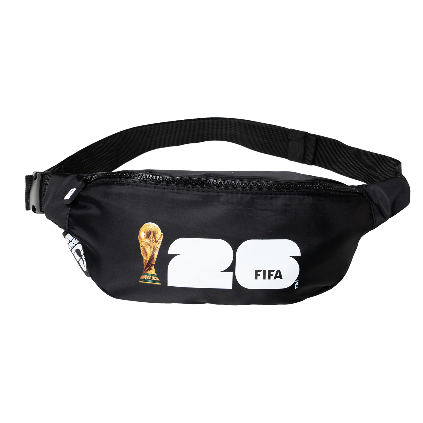 FIFA Black Logo Waist Bag (Fanny Pack) – Official Football Fan Edition