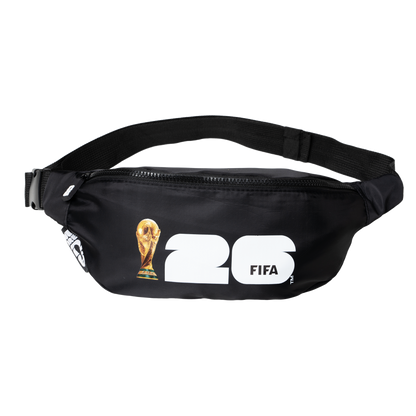 FIFA Black Logo Waist Bag (Fanny Pack) – Official Football Fan Edition