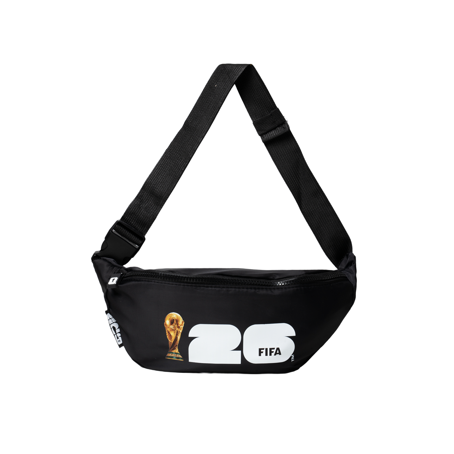 FIFA Black Logo Waist Bag (Fanny Pack) – Official Football Fan Edition