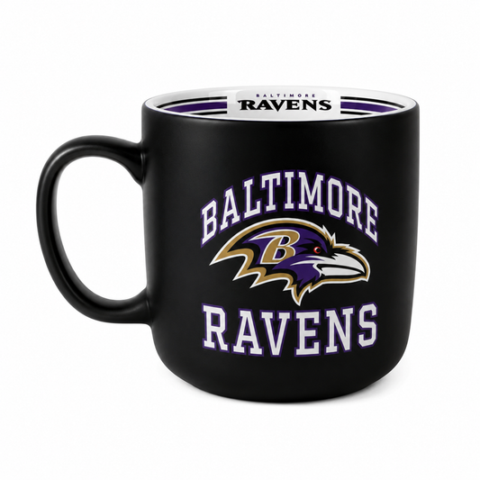 NFL Baltimore Ravens 15oz 'Stripe' Ceramic Mug