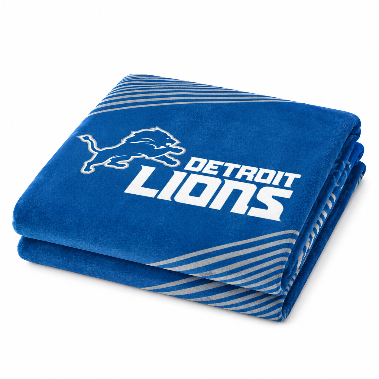 NFL Detroit Lions Queen Size Plush Blanket
