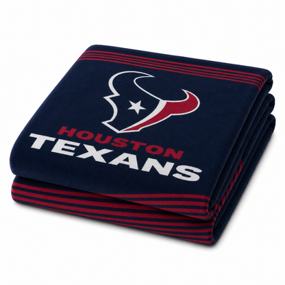 NFL Houston Texans Queen Size Plush Blanket