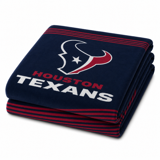 NFL Houston Texans Queen Size Plush Blanket