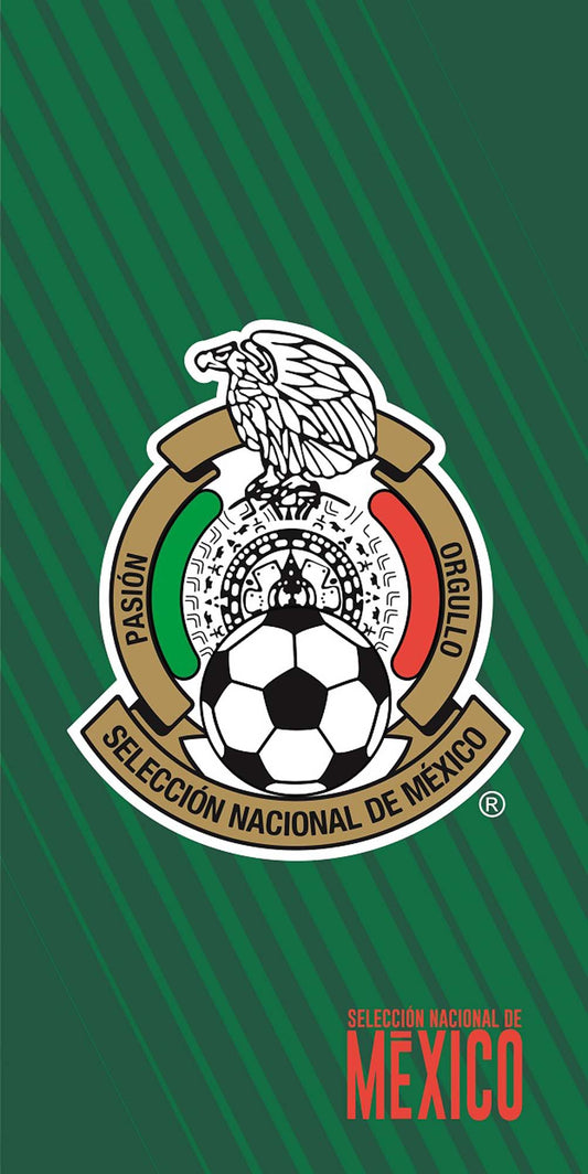 Soccer Seleccion Mexico 08 Beach Towel, 30x60"