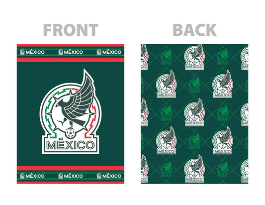 Soccer Mexico (FMF) Baby Reversible Blanket