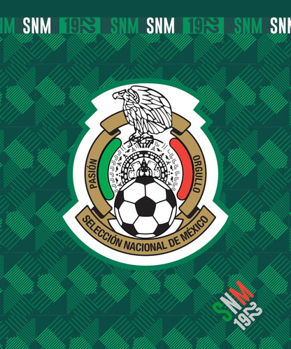 Soccer Mexico (AOP), V5 Sherpa (Borrego) Lined Throw Blanket