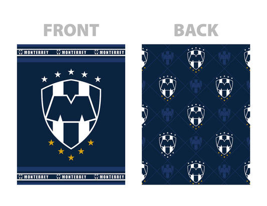 Soccer Monterrey Rayados Baby Reversible Blanket