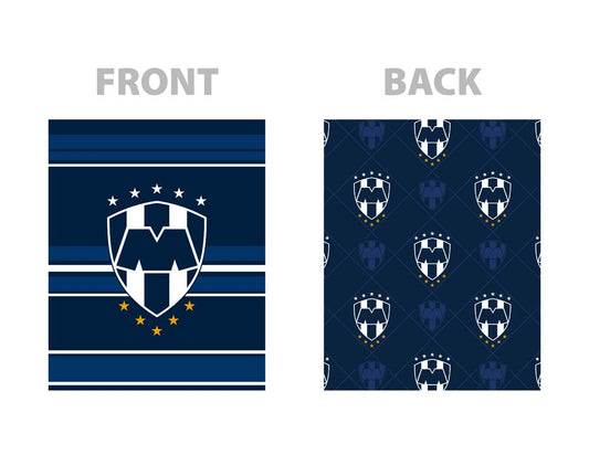 Soccer Monterrey Rayados Queen Size Reversible Blanket